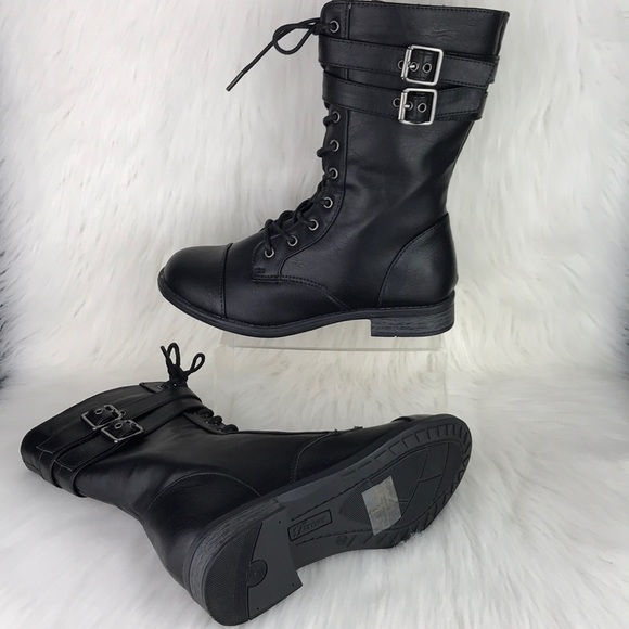 Military Style Women’s Boots - Picture 3 of 9